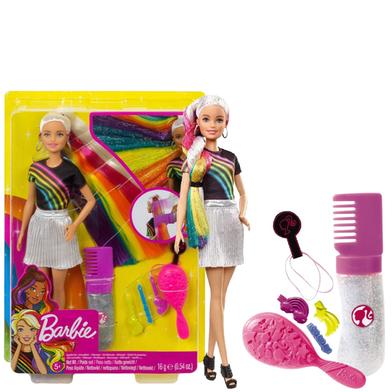 Barbie FXN96 Rainbow Sparkle Hair Doll image