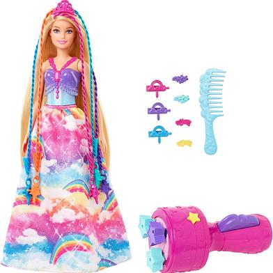 Barbie GTG00 Dreamtopia Princess Hair Styling Doll with Accessories image