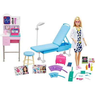 Barbie GWV01 Medical Doctor Doll And Playset image