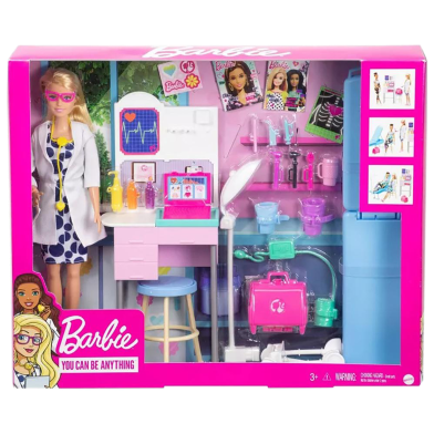 Barbie GWV01 Medical Doctor Doll And Playset image