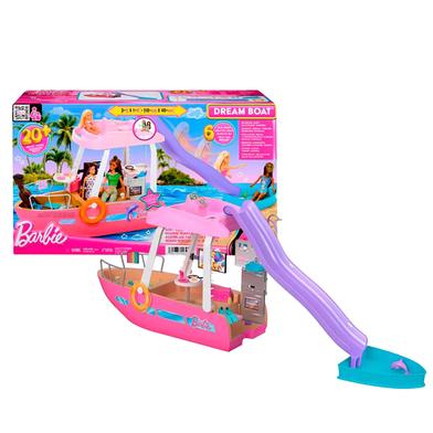 Playset Barbie Barco Com Piscina E Toboágua Dream Boat HJV37