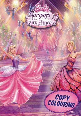 Barbie Mariposa and Fairy Princess : Copy Colouring image