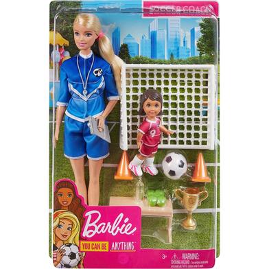 Barbie Soccer Coach Playset image