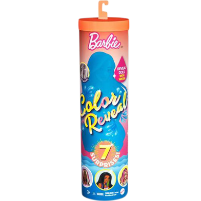 Barbie Style Color Reveal Doll with 7 Surprises Decorate Your Doll image