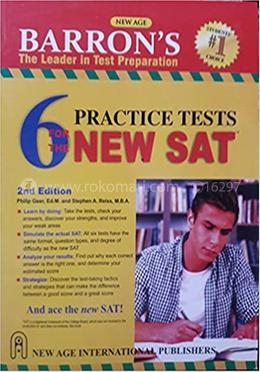 Barrons 6 Practice Tests For The New Sat image