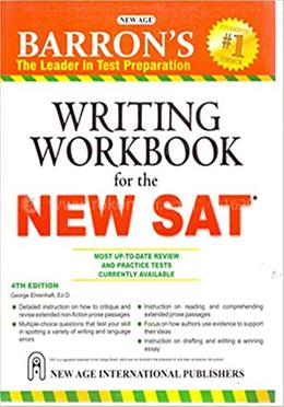 Barrons Writing Workbook For The New Sat image