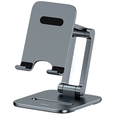 Baseus Desktop Biaxial Foldable Metal Stand (for Phones) Grey image