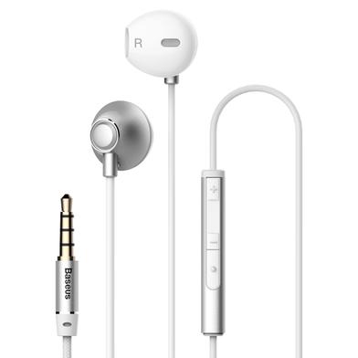 Baseus Encok H06 lateral in-ear Wired Earphone (NGH06-0S)-Silver image
