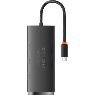 Baseus Lite Series 4-Port Type-C Hub Adapter WKQX030401 image