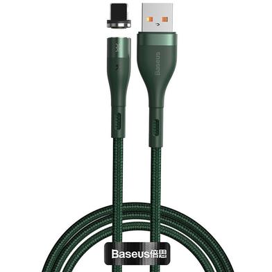 Baseus Zinc Magnetic Cable USB For iP 2A 1m (Charging) - Green image