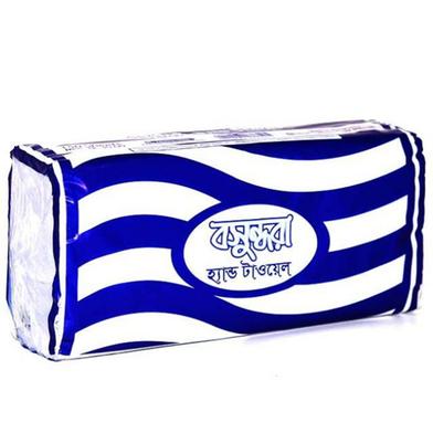 Bashundhara Hand Towel- 1Ply X 150 Pcs (Sky Blue) image
