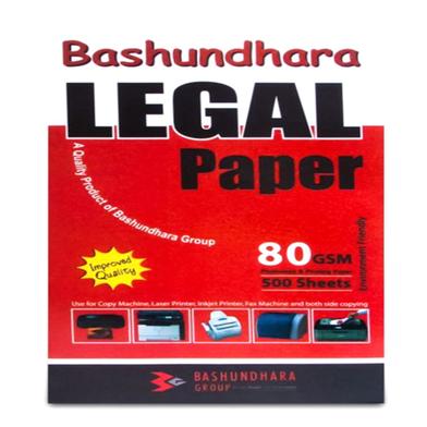 Bashundhara Offset Legal Paper - 80 GSM image