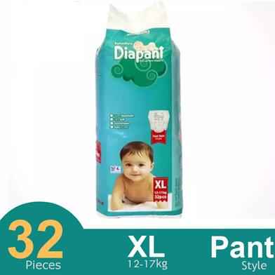 Bashundhara Pant System Baby Diaper Junior (XL Size) (12-17 kg) (32 pcs) image