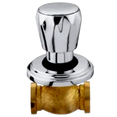 Concealed Stop Cock 1/2 Inch (Nokia Metal) image