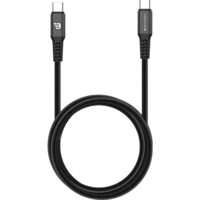 Baykron Cable Type C to Type C 3M 3A - Black image