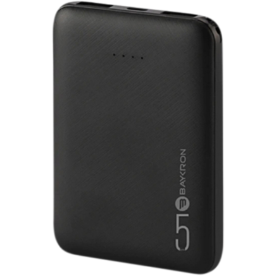 Baykron Power Bank 5000 MAH 2 USB 2 Amp / Indicator/Type C image
