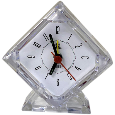Be Chanda Alarm Table Clock Be White image