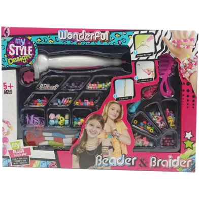 Beader and Braider My Style Design Set For Girls (jwellery_set_lv337) image