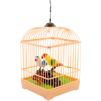 Beautiful Singing Birds Induction Electric Parrot Toy Bird Children Parrot Cage Toys For Kids image