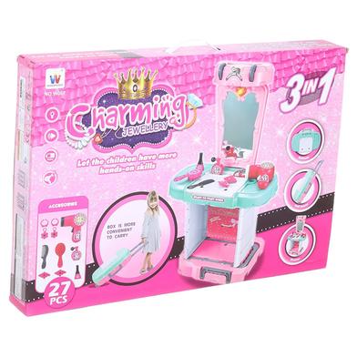 Beauty Dressing Table Charming Jewellery W067 3 IN 1 - Mainaan for kids image