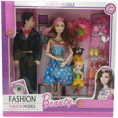 Beauty Fashion Model Wonderful Toy Doll (doll_jamaibou_skypink) image