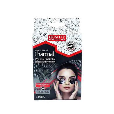 Beauty Formulas Charcoal Eye Gel Patches Enriched with Vitamin C image