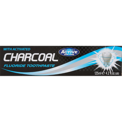 Beauty Formulas Charcoal Fluoride Toothpaste 125 ml image