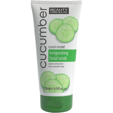 Beauty Formulas Cucumber Cool M. Invigorating Facial Scrub 150 ml (UAE) - 139702018 image