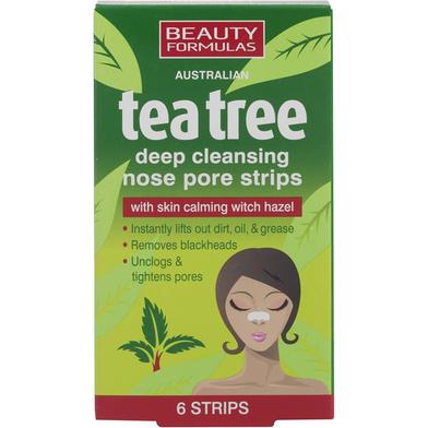Beauty Formulas Tea Tree Deep Cleansing Nose Pore Strips image