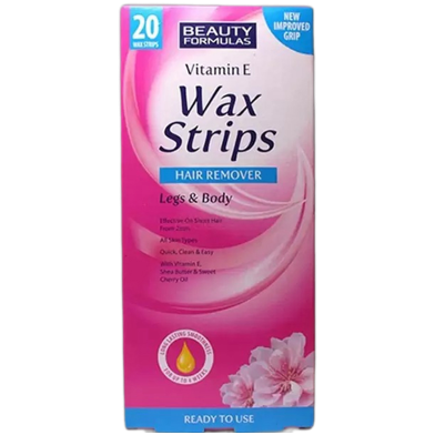 Beauty Formulas Vitamin E Wax Strips–20 Pcs image