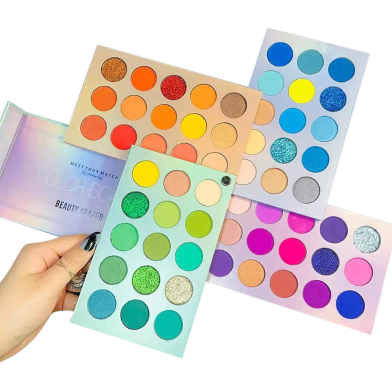 Beauty Glazed 4 In 1 Color Board Palette | 60 Color Eyeshadow image