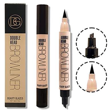 Beauty Glazed Double Head Waterproof Eyeliner Pen image