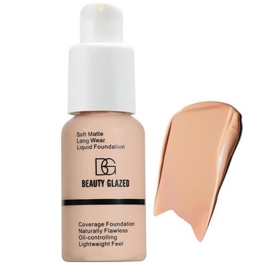 Beauty Glazed Foundation Waterproof Warm Peach 103 - 30ML image