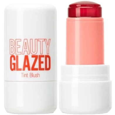 Beauty Glazed Jelly Blush, Aloe and Glycerin Infused, Flower Extract, Long-Lasting Natural Cheek Tint-#101 image