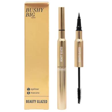 Beauty Glazed Mascara Eyeliner 2 in 1 Big Eyes Bushy Mascara image