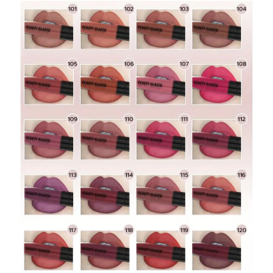 Beauty Glazed Misty Matte Lip Gloss In 20 Colors image