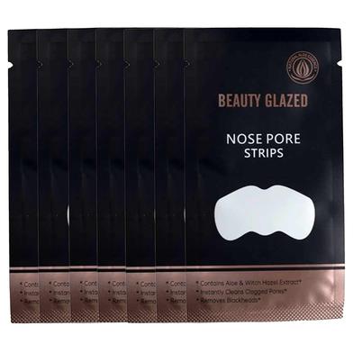 Beauty Glazed Nose Pore Strips Blackhead Acne Nose Patch To Remove Skin Care-7pcs image