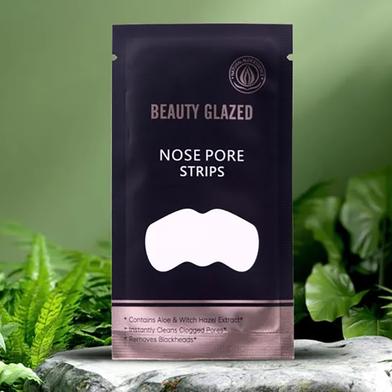 Beauty Glazed Nose Pore Strips Deep Nose Cleansing With Blackhead Acne Nose Patch To Remove Moisturizing Whitening Skin Care-5pcs image