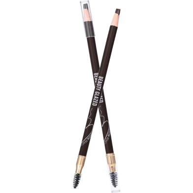 Beauty Glazed Waterproof Eyebrow Pencil - #01 Dark Brown image