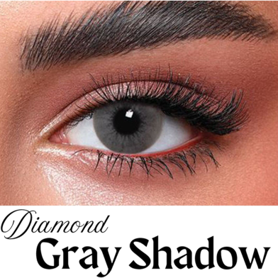 Bella Gray Shadow Diamond Color Contact Lens With Regular Kit Box image