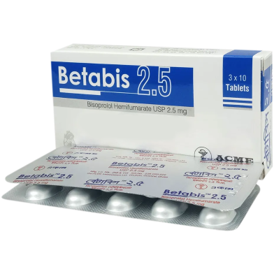 Betabis A 2.5mg 5mg Tablet 10's Strip image