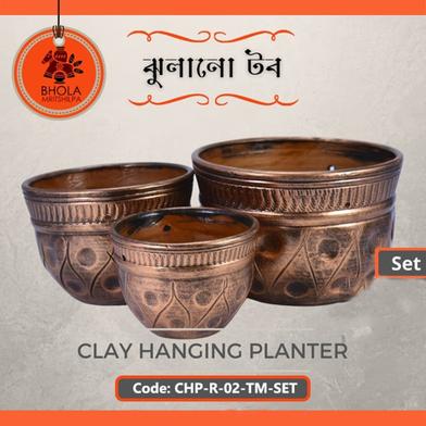 Bhola Mritshilpa Clay Hanging Planter image