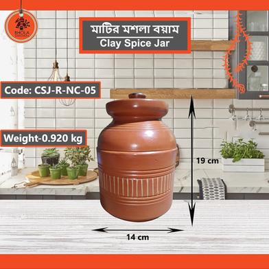 Bhola Mritshilpa Clay Spice jar image