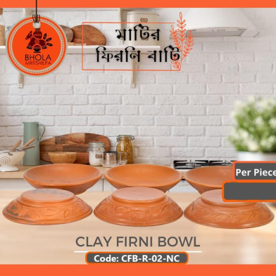 Bhola Mritshilpa Clay Firni Bowl image