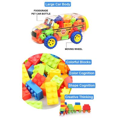 Big Building Block Cartoon Car Bottle Jumbo Blocks Toy Kids Education Building Bricks Set Non Brand Rokomari