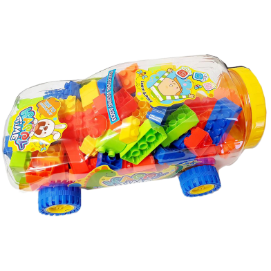 Big Building Block Cartoon Car Bottle Jumbo Blocks Toy Kids Education Building Bricks Set image