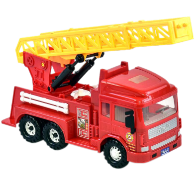 Big Fire Truck Engine Toy For Toddlers Boys and Girls- Red image