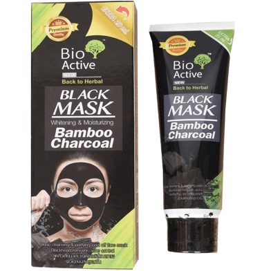 Bio Active Black Mask Bamboo Charcoal - 80ml (Thailand) image