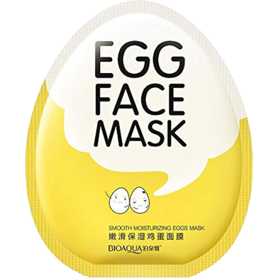 Bioaqua Egg Face Mask Moisturizing, Oil-Control Face Mask For Transparent Skin Making image