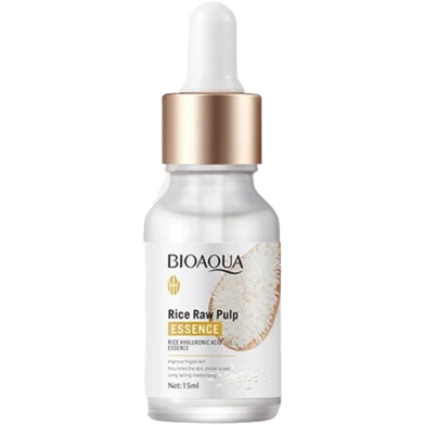 Bioaqua Hyaluronic Acid Essence Hydration And Moisturizing Rice Serum-15 Ml image